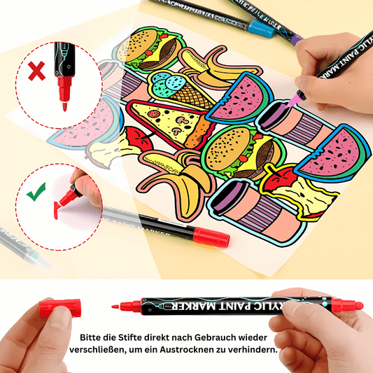 TraumMarker - Himmlisch leuchtende Farbmarker mit Doppelspitze